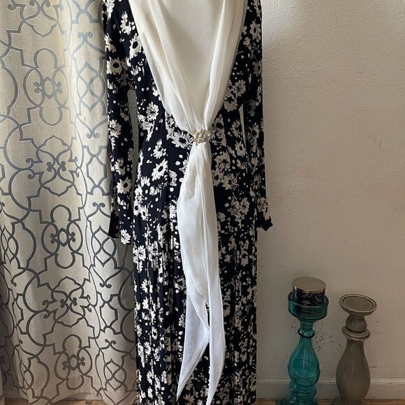 Cynthia rowley cold back maxi dress sz 10 - Picture 3 of 13